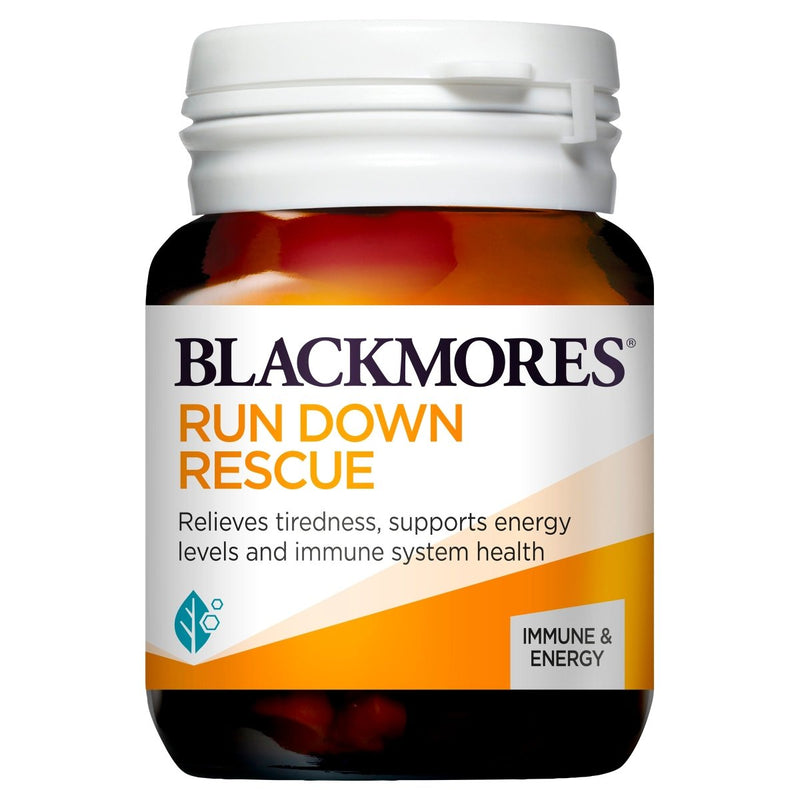 Blackmores Run Down Rescue 30 Tablets - Vital Pharmacy Supplies
