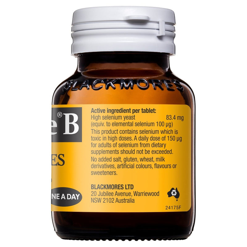 Blackmores Selemite B 100mcg 100 Tablets - Vital Pharmacy Supplies