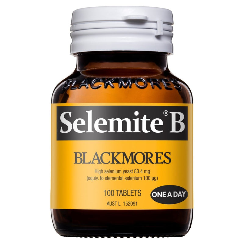Blackmores Selemite B 100mcg 100 Tablets - Vital Pharmacy Supplies
