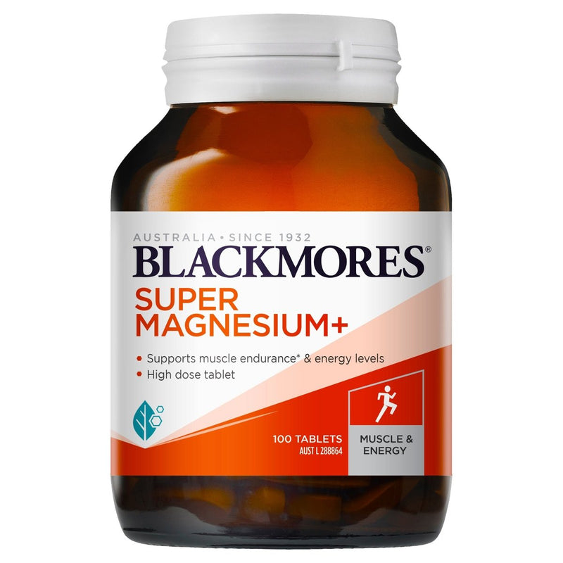 Blackmores Super Magnesium Plus 100 tablets - Vital Pharmacy Supplies