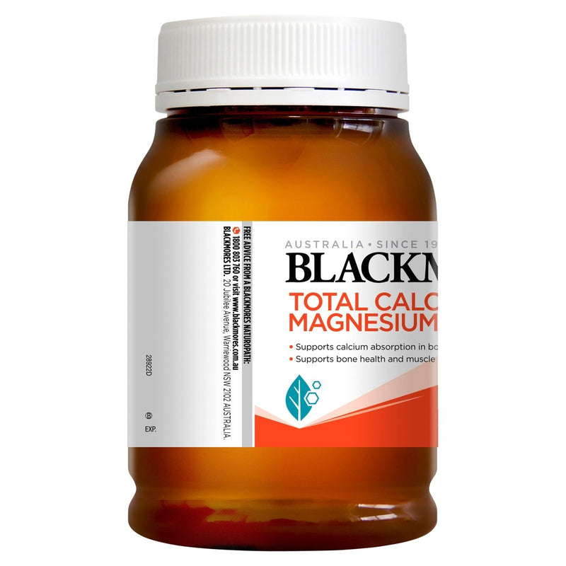 Blackmores Total Calcium Magnesium + D3 200 Tablets - Vital Pharmacy Supplies