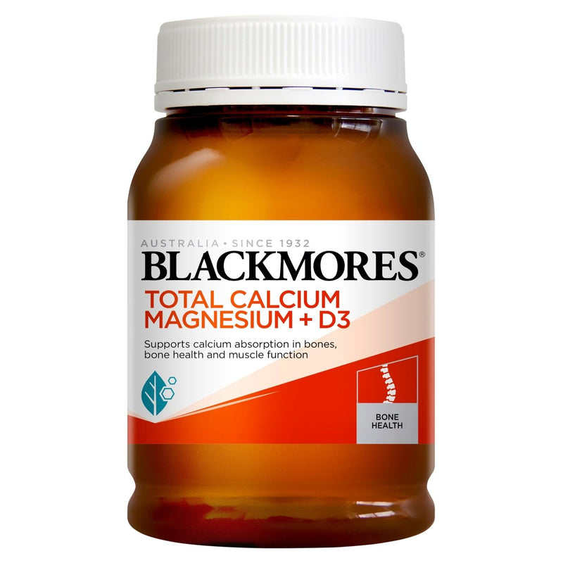 Blackmores Total Calcium Magnesium + D3 200 Tablets - Vital Pharmacy Supplies