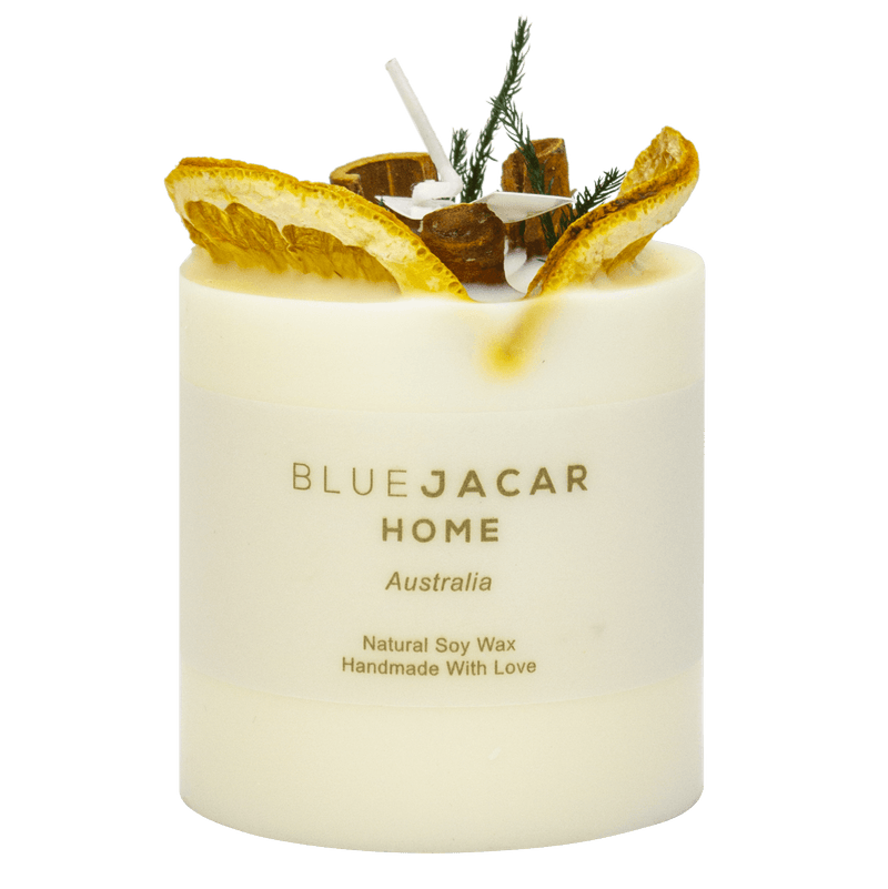Blue Jacar Dried Flower Scented Candle Midnight in Christmas - Vital Pharmacy Supplies