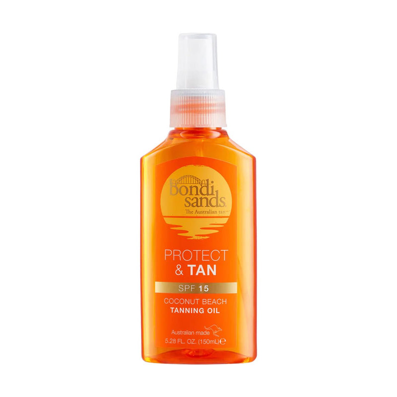 Bondi Sands Coconut Beach Protect & Tan SPF15 Tanning Oil 150mL - Vital Pharmacy Supplies