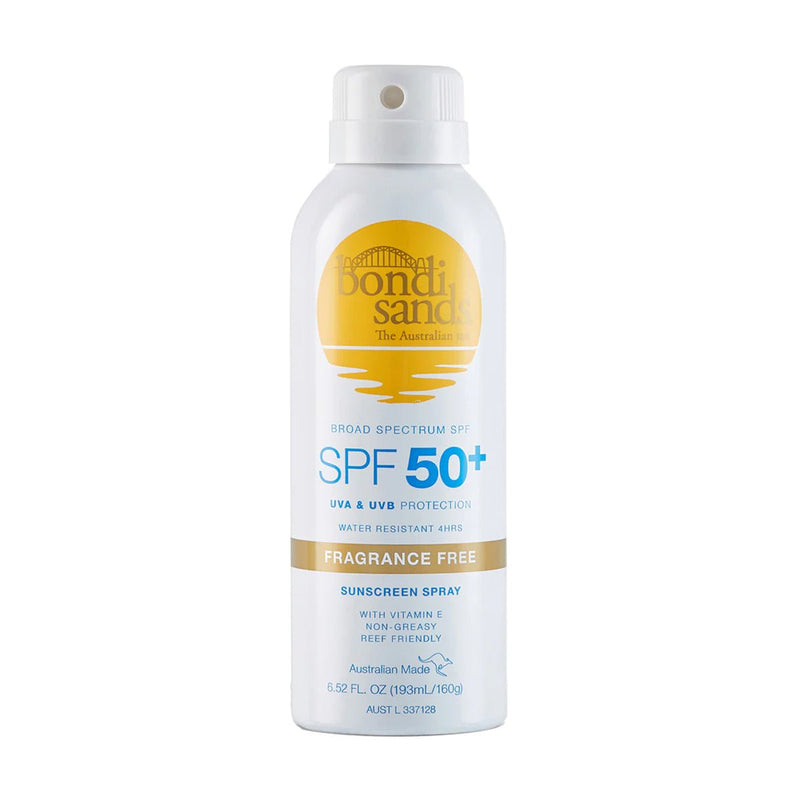 Bondi Sands Fragrance Free Sunscreen Aerosol Mist Spray SPF50+ 160g - Vital Pharmacy Supplies