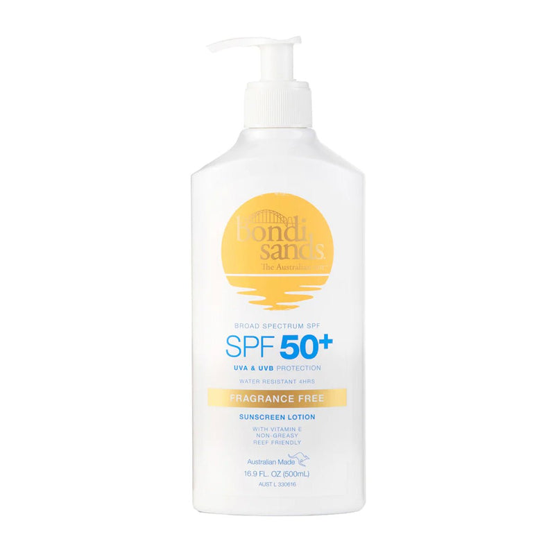 Bondi Sands Fragrance Free Sunscreen Lotion SPF50+ 500mL - Vital Pharmacy Supplies