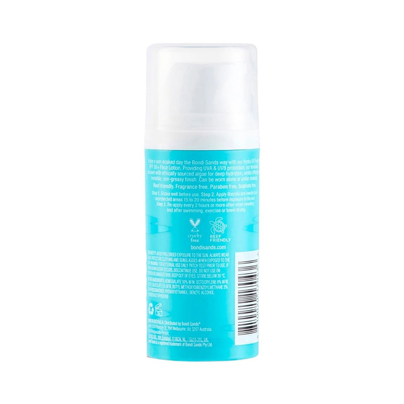 Bondi Sands Hydra UV Protect SPF50+ Sunscreen Face Lotion 50mL - Vital Pharmacy Supplies