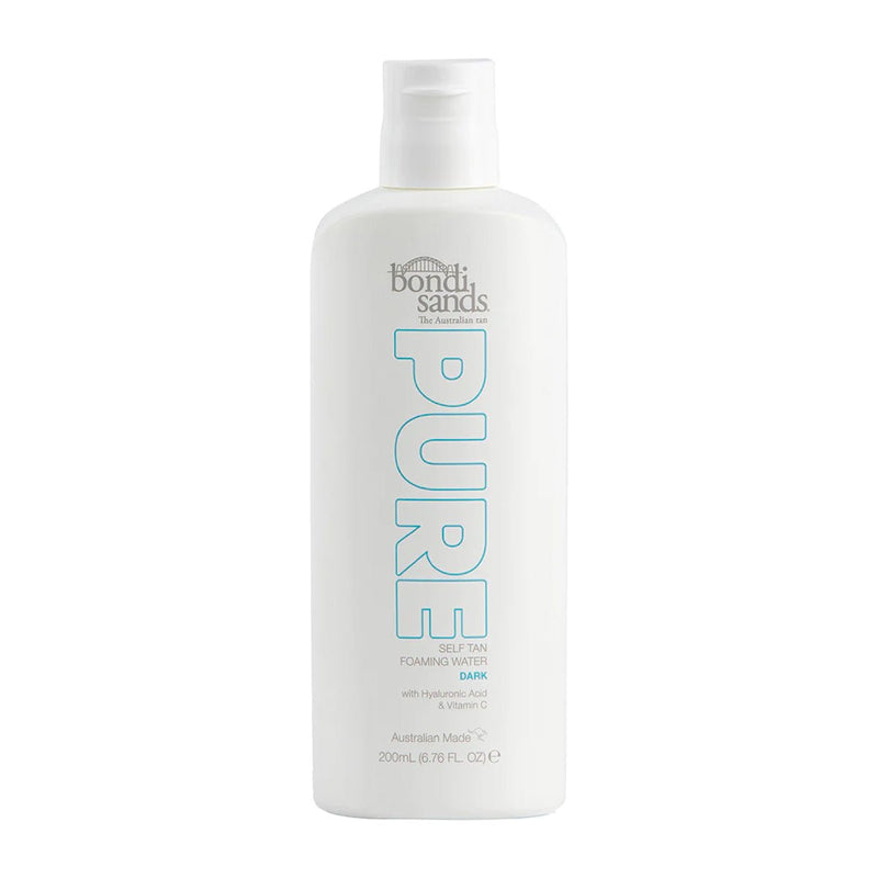 Bondi Sands Pure Self Tan Foaming Water Dark 200mL - Vital Pharmacy Supplies