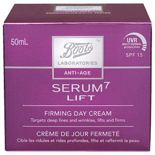 Boots Laboratories Serum 7 Lift Firming Day Cream SPF15 50mL - Vital Pharmacy Supplies