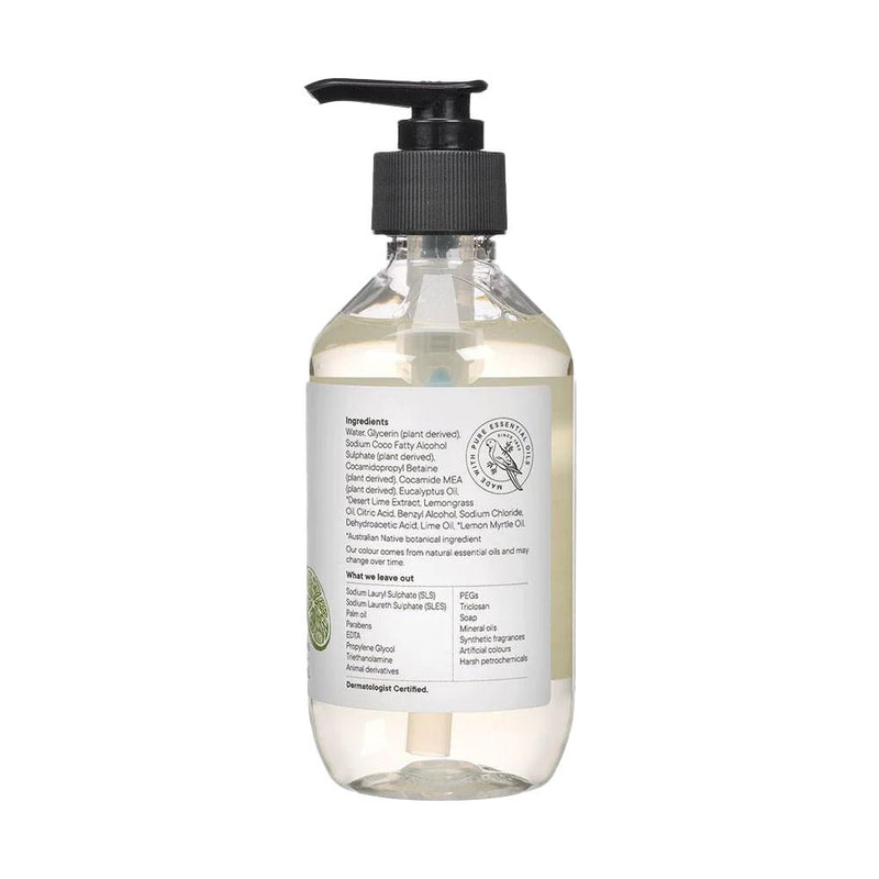 Bosisto's Desert Lime and Eucalyptus Revitalising Hand Wash 300mL - Vital Pharmacy Supplies