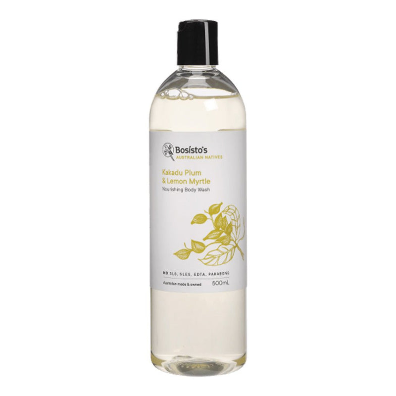 Bosisto's Kakadu Plum & Lemon Myrtle Nourishing Body Wash 500mL - Vital Pharmacy Supplies