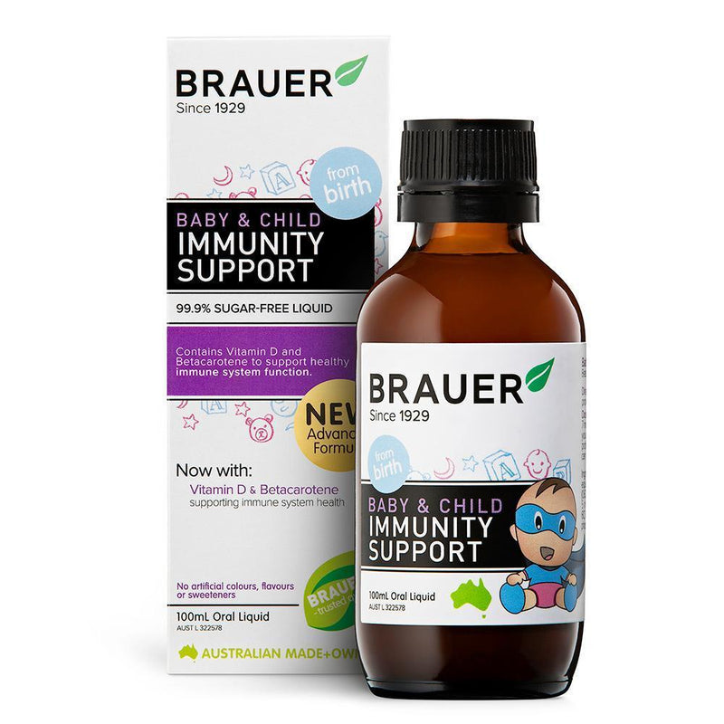 ﻿Brauer Baby & Child Immunity Support Oral Liquid 100mL - Vital Pharmacy Supplies