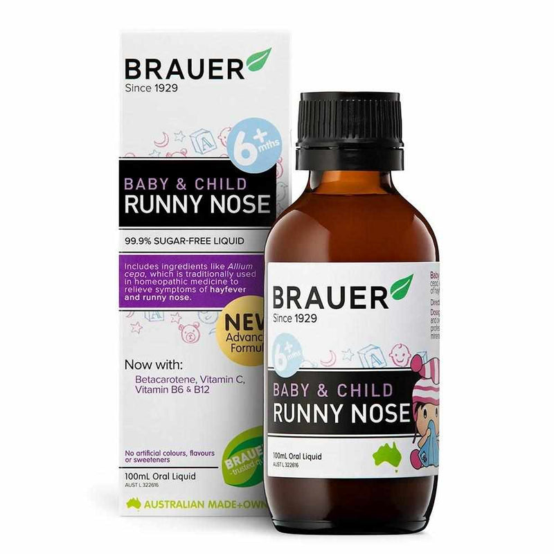 Brauer Baby & Child Runny Nose Oral Liquid 100mL - Vital Pharmacy Supplies