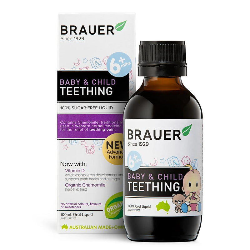 Brauer Baby & Child Teething Oral Liquid 100mL - Vital Pharmacy Supplies