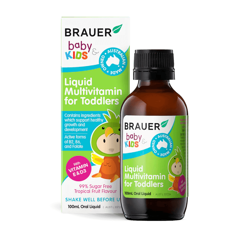 Brauer Baby & Kids Liquid Multivitamin for Toddlers 100mL - Vital Pharmacy Supplies