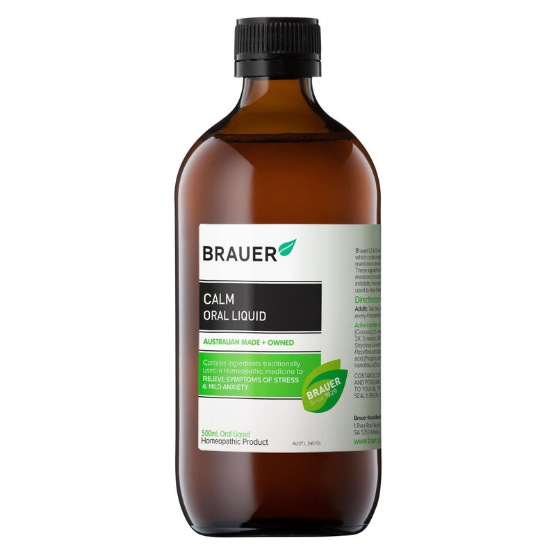 Brauer Calm Oral Liquid 500mL - Vital Pharmacy Supplies