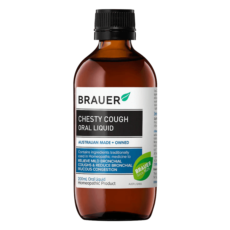 Brauer Chesty Cough Oral Liquid 200mL - Vital Pharmacy Supplies