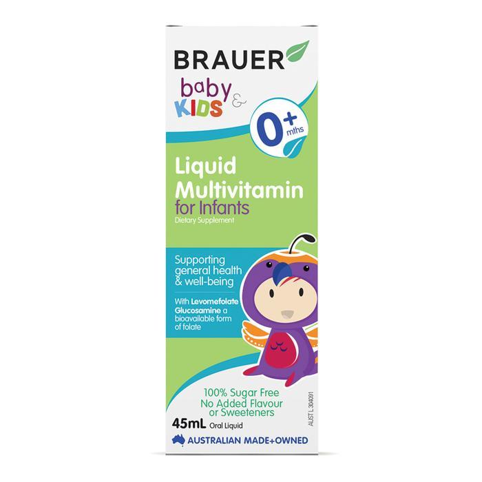 Brauer Liquid Multivitamin for Infants 45mL - Vital Pharmacy Supplies
