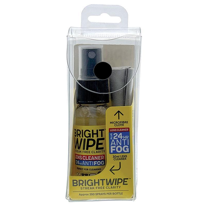 Bright Wipe Microfibre Cloth with Antifog Lens Spray 30mL - Vital Pharmacy Supplies