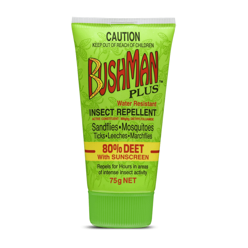 Bushman PLUS Repellent with Sunscreen Gel 75g - Vital Pharmacy Supplies