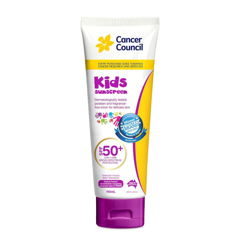 Cancer Council Kids Sunscreen SPF50+ 110mL - Vital Pharmacy Supplies
