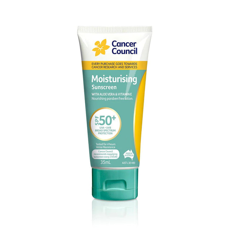 Cancer Council Moisturising Sunscreen SPF50+ 35mL - Vital Pharmacy Supplies