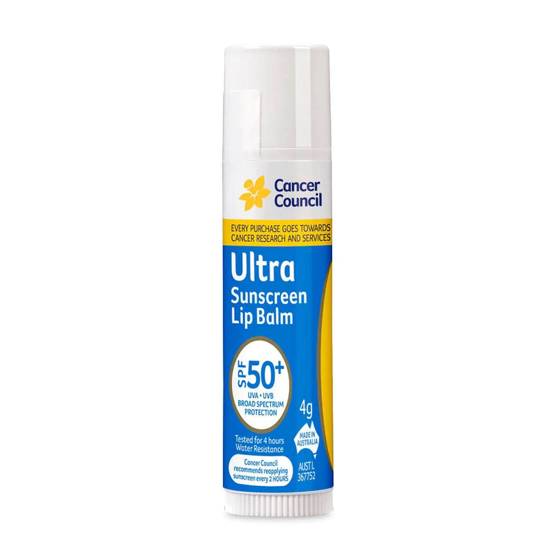 Cancer Council Ultra Sunscreen Lip Balm SPF50+ 4g - Vital Pharmacy Supplies