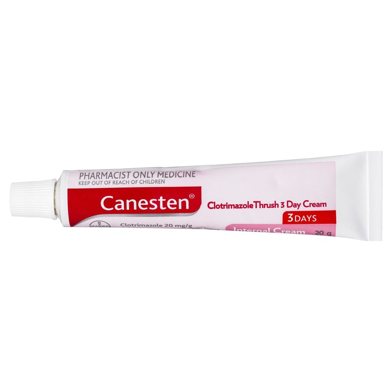 Canesten 3 Day Thrush Treatment Internal Soothing Cream 20g (S3) - Vital Pharmacy Supplies