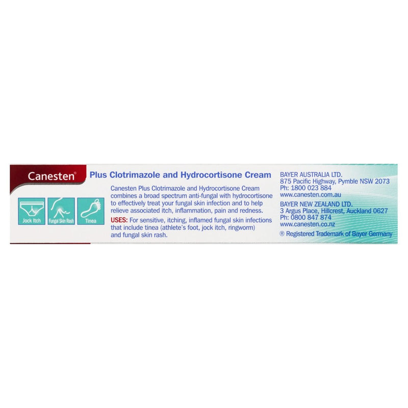 Canesten Plus Antifungal and Anti-Inflammatory Cream 15g - Vital Pharmacy Supplies