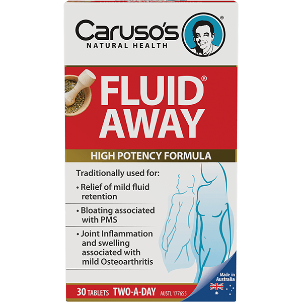 Caruso's Fluid Away 30 Tablets - Vital Pharmacy Supplies