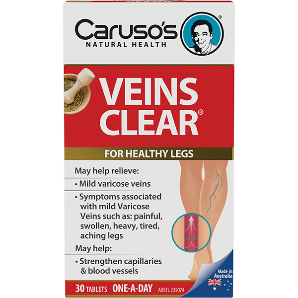 Caruso's Veins Clear 30 Tablets - Vital Pharmacy Supplies