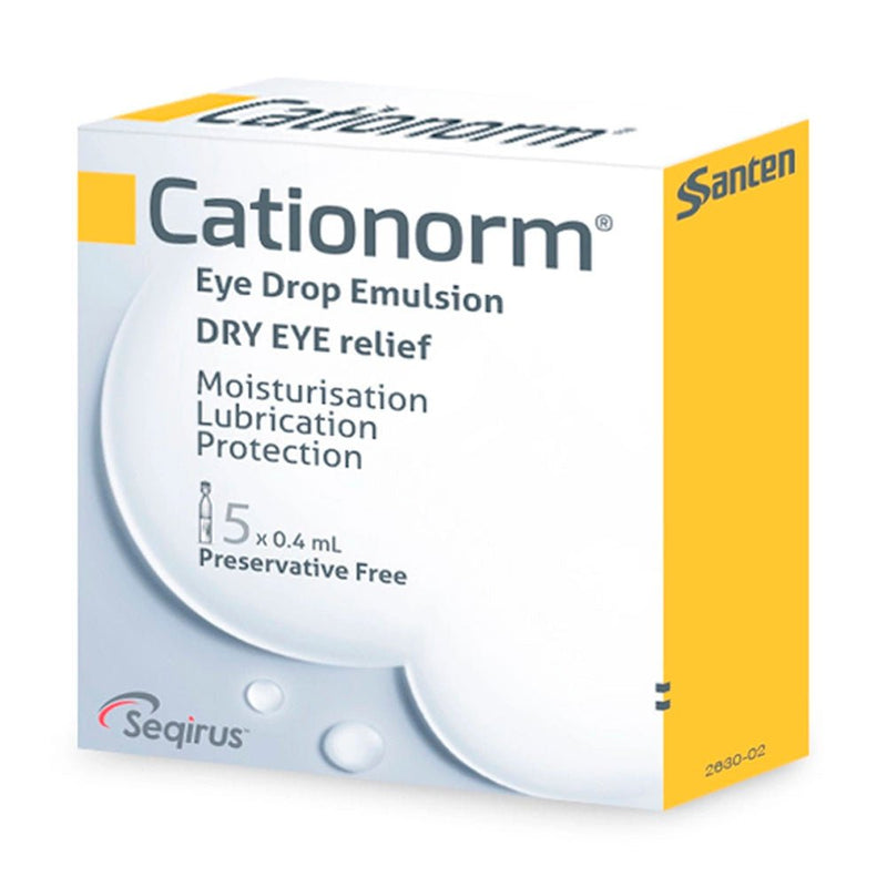 Cationorm Dry Eye Relief Eye Drop Emulsion 30 x 0.4mL - Vital Pharmacy Supplies