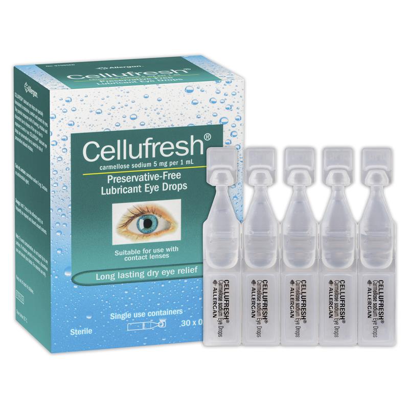 Cellufresh Preservative-Free Lubricant Eye Drops 30 x 0.4mL - Vital Pharmacy Supplies