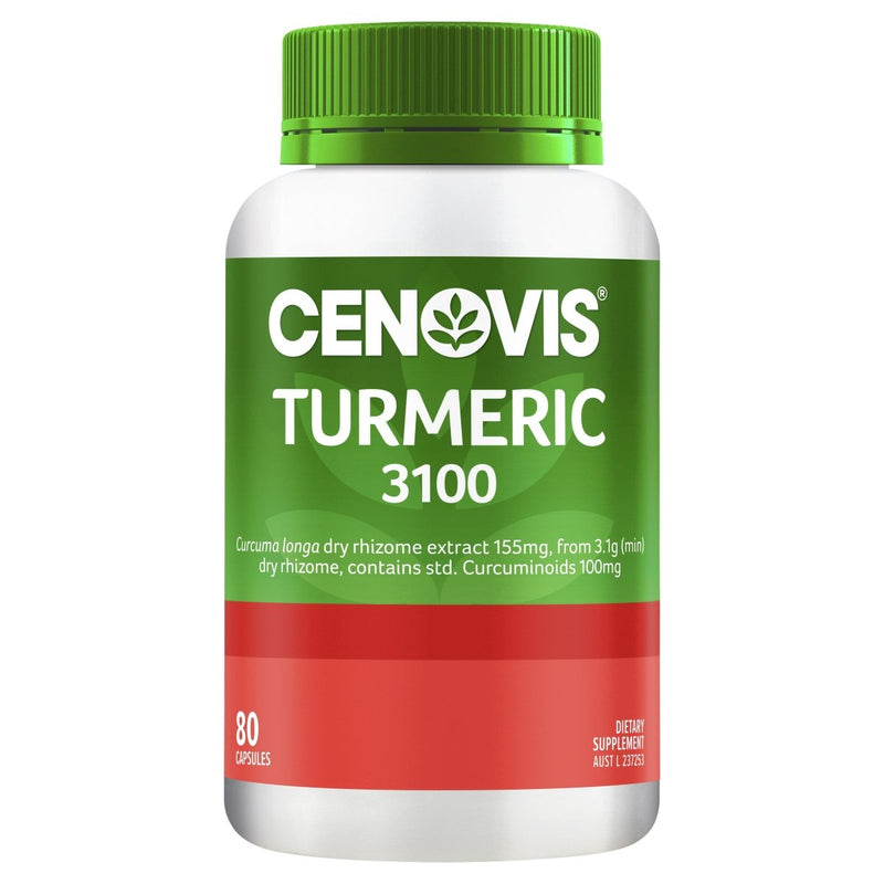 Cenovis Turmeric 3100 80 Capsules - Vital Pharmacy Supplies