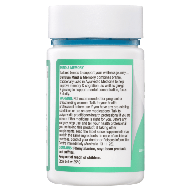 Centrum Mind & Memory 50 Capsules - Vital Pharmacy Supplies