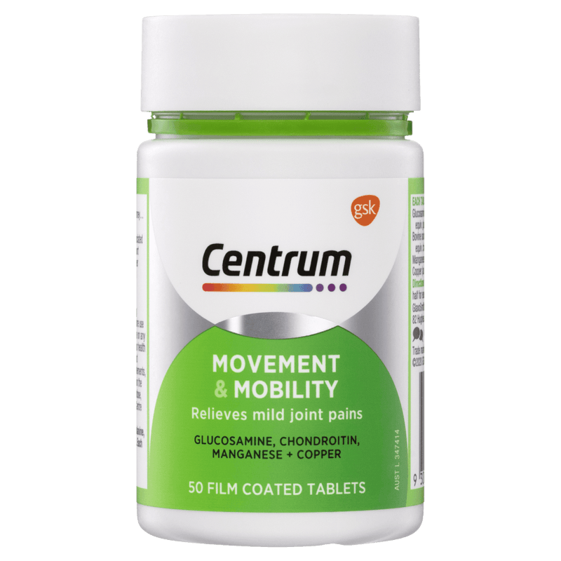 Centrum Movement & Mobility 50 Tablets - Vital Pharmacy Supplies