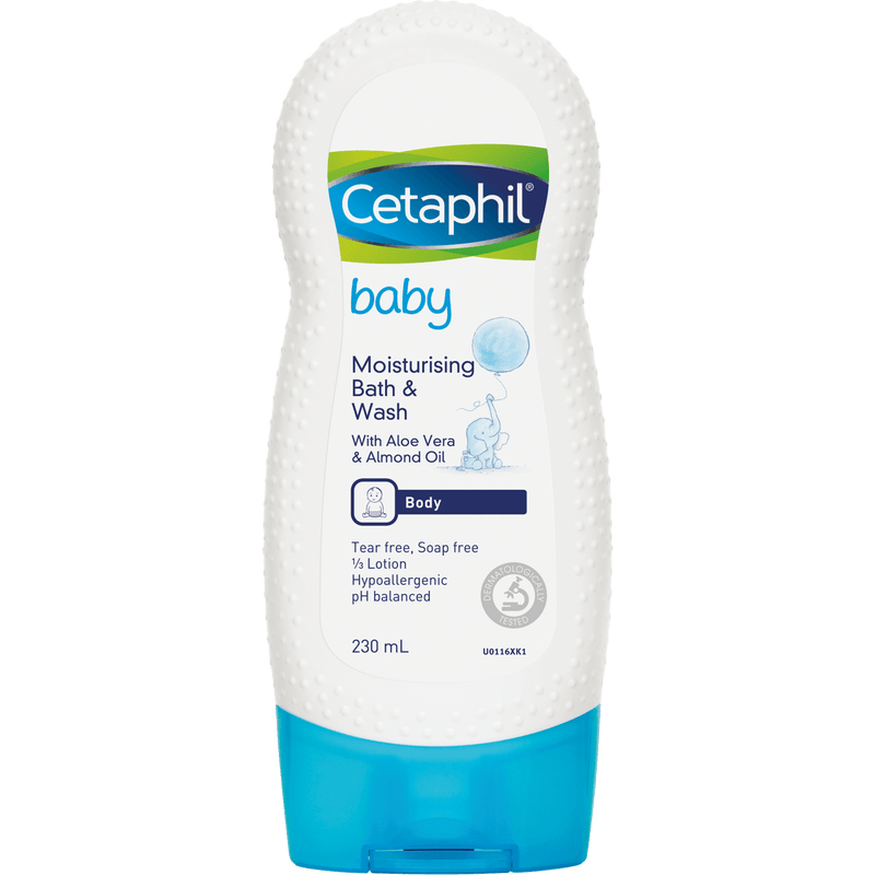 Cetaphil Baby Moisturising Bath & Wash 230mL - Vital Pharmacy Supplies