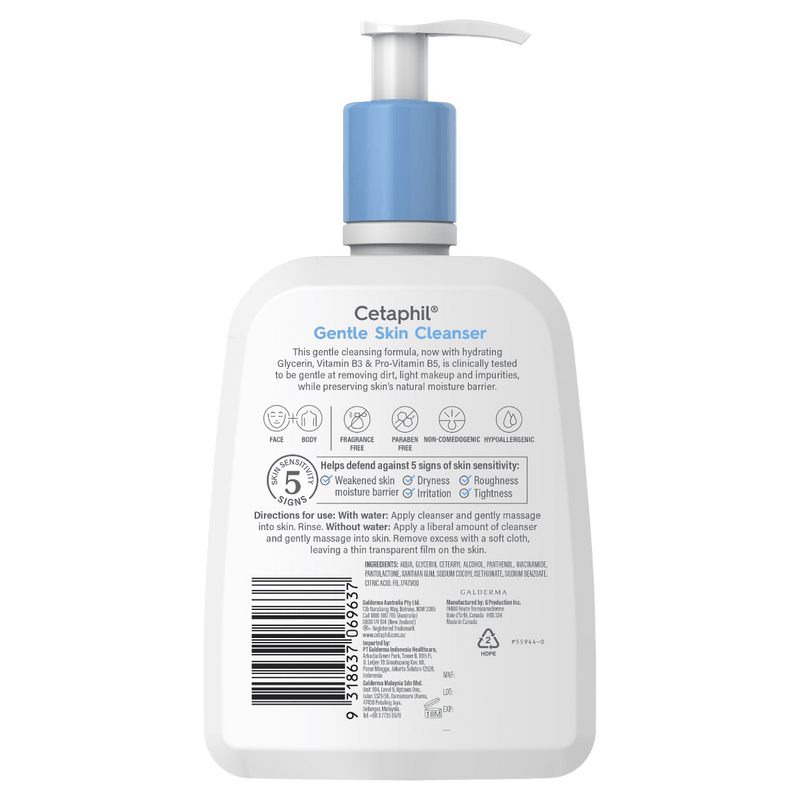 Cetaphil Gentle Skin Cleanser 500mL - Vital Pharmacy Supplies