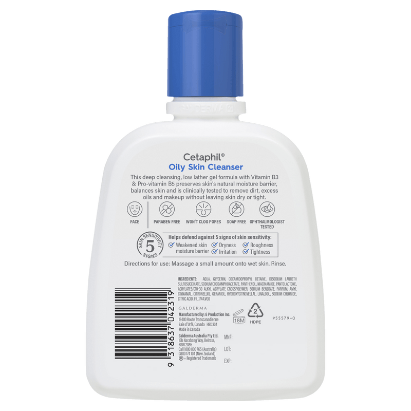 Cetaphil Oily Skin Cleanser 235mL - Vital Pharmacy Supplies