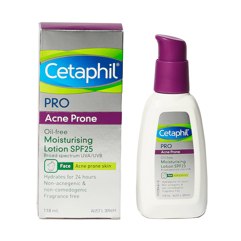 Cetaphil Pro Acne Prone Oil-Free Moisturising Lotion SPF25 118mL - Vital Pharmacy Supplies