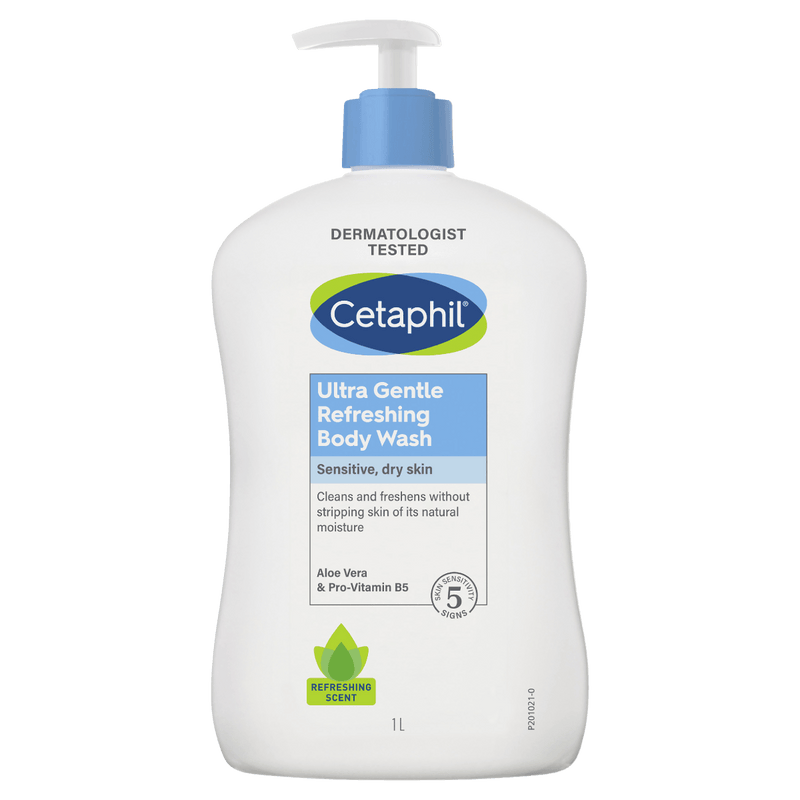 Cetaphil Ultra Gentle Refreshing Body Wash 1L - Vital Pharmacy Supplies
