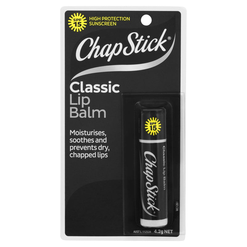 ChapStick Classic Lip Balm SPF15 4.2g - Vital Pharmacy Supplies