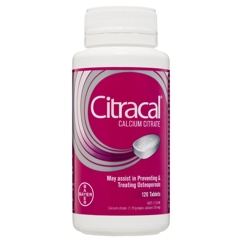 Citracal Calcium Citrate 120 Tablets - Vital Pharmacy Supplies
