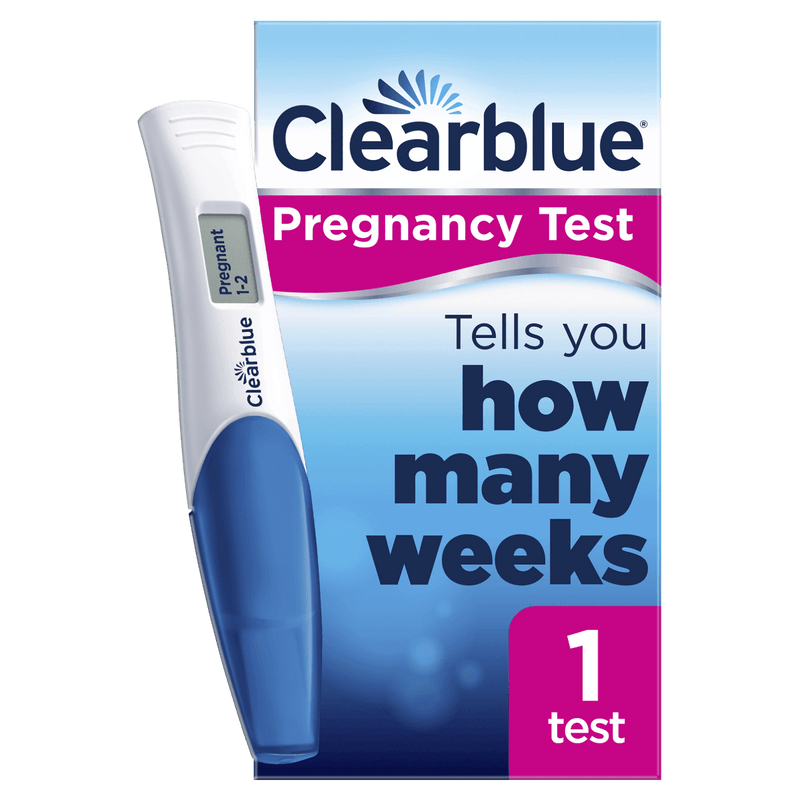 Clearblue Digital Pregnancy Test with Weeks Indicator 1 Pack - Vital Pharmacy Supplies