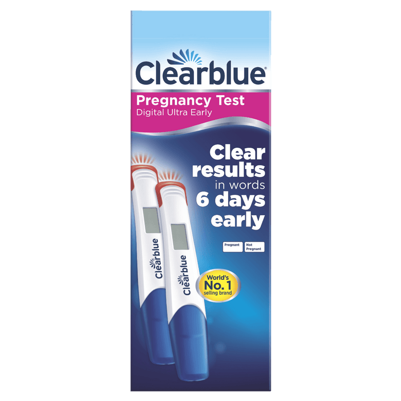 Clearblue Digital Ultra Early Detection Pregnancy Test Kit 2 Pack - Vital Pharmacy Supplies