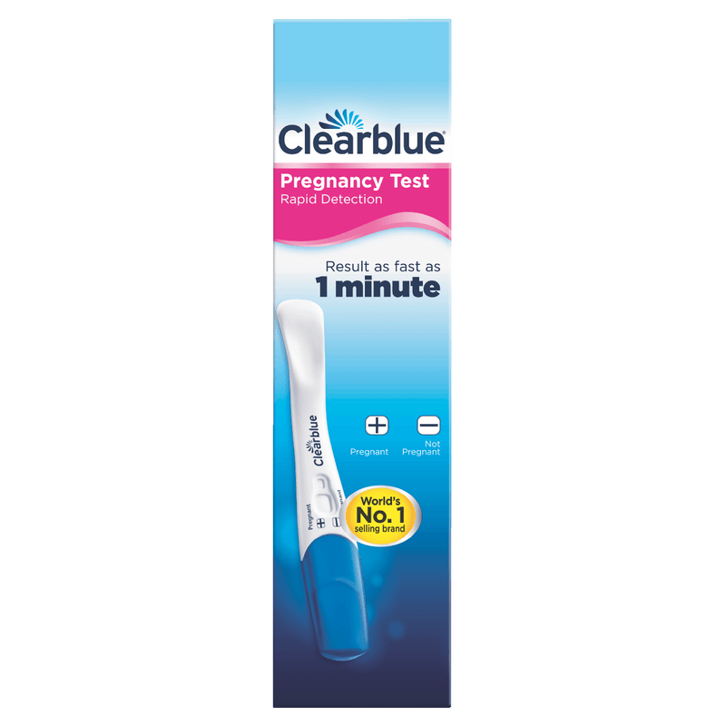 Clearblue Rapid Detection Pregnancy Test 1 Pack - Vital Pharmacy Supplies
