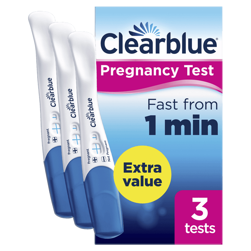 Clearblue Rapid Detection Pregnancy Test 3 Pack - Vital Pharmacy Supplies