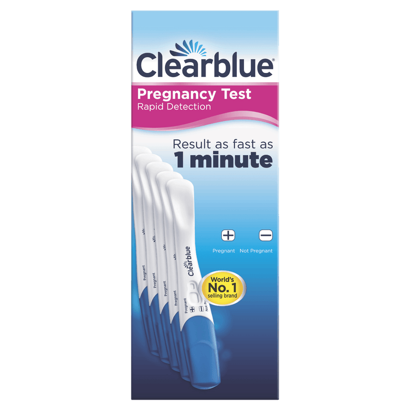Clearblue Rapid Detection Pregnancy Test 5 Pack - Vital Pharmacy Supplies