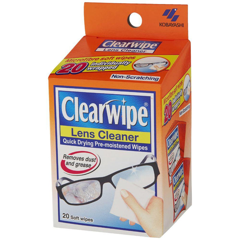 Clearwipe Lens Cleaner Wipes 20 Pack - Vital Pharmacy Supplies
