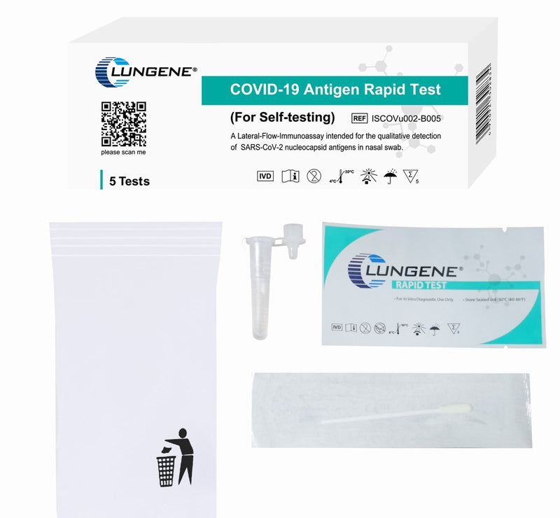 Clungene COVID-19 Rapid Antigen Saliva Test Device (Self-Test) - Vital Pharmacy Supplies